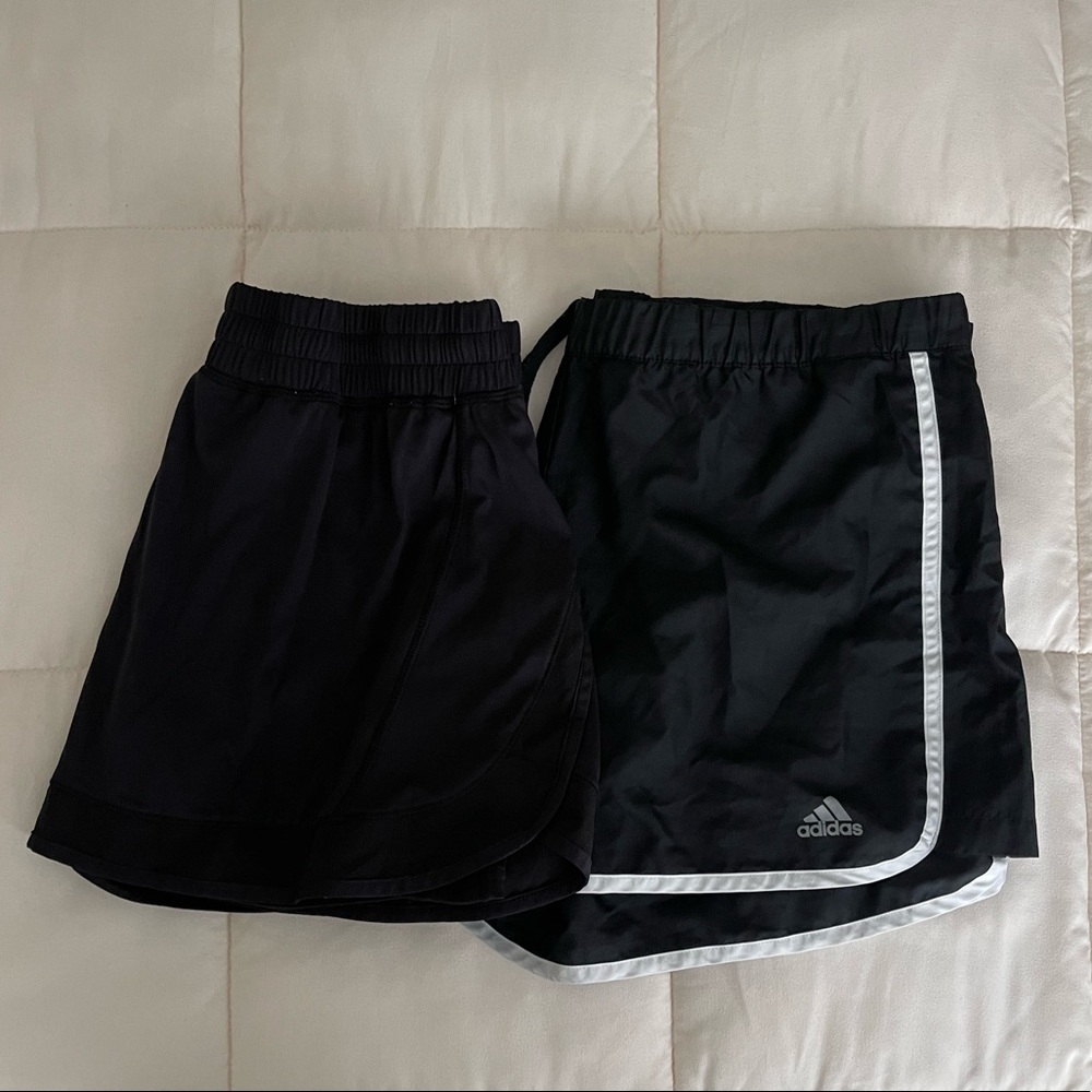 Size large short and skort bundle- Adidas and Champion
